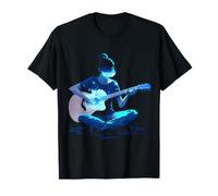 Chitarra Grafica Musica Motivo Maglietta