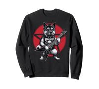 Chitarra Heavy Metal Americana Akita Rock Lover Felpa