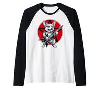 Chitarra Heavy Metal Corgi Rock Dog Lover Maglia con Maniche Raglan