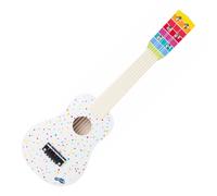 Chitarra in legno con pois per bambini