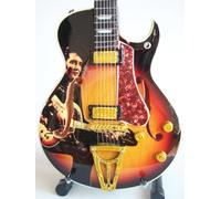 Chitarra in miniatura da collezione stile Super 400 Elvis Presley, altezza: 25 cm