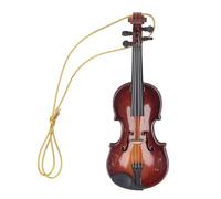 Chitarra in miniatura, violino in miniatura ad alta simulazione mini violino in legno ornamento per amanti della musica e collezionisti
