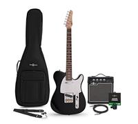 Chitarra Knoxville Nera, Ampli 10W e Accessori