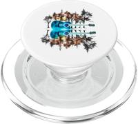 Chitarra Lago Ombra Amore Chitarra Musicista Rock On Guitar Alberi PopSockets PopGrip per MagSafe