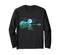 Chitarra Lago Riflessi Musica Acustica Nature Maglia a Manica