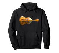 Chitarra Lake Shadow Love Chitarra Musicista Felpa con Cappuccio