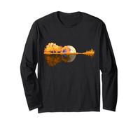Chitarra Lake Shadow Love Chitarra Musicista Maglia a Manica