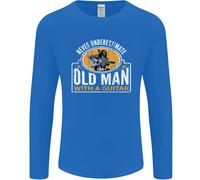 Chitarra Mai Underestimate Un Vecchio Uomo Maniche