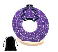 Chitarra Music Theory Disc, Loop of Fifths Chord Wheel with Stand Holder, Easy to Read Learning Tool for Chitarriss, Musical Students and Professional Musicians 4.72x0.08 Inches