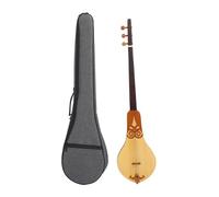 Chitarra musicale portatile con 3 corde in abete rosso e mogano per esercitarsi e esibire