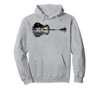 Chitarra Nature Lake Shadow Design Chitarra Felpa con Cappuccio