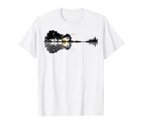 Chitarra Nature Lake Shadow Design Chitarra Maglietta