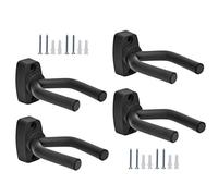 Chitarra Parete Ganci Stand Confezione da 2 Guitar Supporto Gancio Montaggio a parete Ganci Appendi Chitarra per Chitarra Elettrica Basso Elettrico Ukulele Violino (4 pacchi)