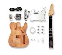 Chitarra Per Principianti Incompiuta Corpo In Mogano Tastiera In Palissandro Assemblaggio Di Chitarra Elettrica Kit Completo Di Parti insieme professionale della chitarra elettrica