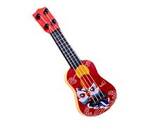 Chitarra per ukulele per bambini, gioco da 9,9 pollici, chitarra addominale, ukulele anticollisione a 4 corde, per ragazze in età prescolare e principianti, per imparare la musica di base e lo