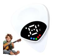 Chitarra Pick, Accoustic Tuner Picks Combo, Battery Powered Electric Guitars Learning Tool, Beginners Accessory for Women, Men, Studenti, Practice, Jam Sessions, Music Lessons, 1,57x1,26x0,28 Inches
