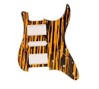 Chitarra Pickguard in PVC Anti Graffio Placca Lenzuolo Basso Accessorio per Strumento Musicale per Piastra ST Custodia protettiva durevole per Chitarre elettriche Acustiche Bass (Giallo e nero