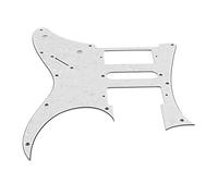 Chitarra Pickguard Pvc Graffio di Guardia di Guardia per Bassici Strumenti Strumento per St Guardlate Giallo e Nero GQD11 Guitar PickGuardguitar Plated Sheet Sheet Guitar (Perla Bianca GQD10)