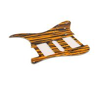 Chitarra Pickguard Pvc Graffio di Guardia di Guardia per Bassici Strumenti Strumento per St Guardlate Giallo e Nero GQD11 Guitar PickGuardguitar Plated Sheet Sheet Guitar (Filigrana gialla e nera