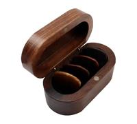 Chitarra Picks for Electric Chitar, Walnut Bass Pick Set, 3,35 x 1,77 x 1,57 in Includes Tuner Holder, Perfect for Musicians and Lovers, High-Quality for Enhanced Performance