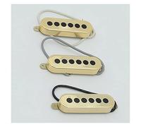 Chitarra Pickup 1 Set (3 Pezzi) SSS Alnico-V Magnet Guitar Pickups Set Per Chitarra Elettrica (Color : 02)