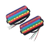 Chitarra Pickup 7 Corde In Fibra Alnico 5 Magneti Collo E Ponte Pickup Humbucker A Carica Manuale Per Chitarra Elettrica