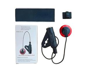 Chitarra Pickup, Banjo Bass Violin Tuner, 11.8 Inches Pickup, Strumento Amplifier Sensor for Recording, Performance, Travel, Pratica, Live Use, Clear Sound, Easy Clip, Black