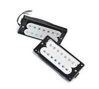 Chitarra Pickup Chitarra Elettrica Bianca A 7 Corde Humbucker Dual Coil Pickup Coil Spliting Pickup Parti Di Chitarra (Color : 02_1 set)