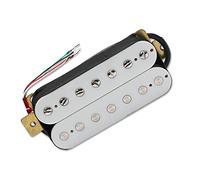 Chitarra Pickup Chitarra Elettrica Bianca A 7 Corde Humbucker Dual Coil Pickup Coil Spliting Pickup Parti di Chitarra (Color : 01_Neck)