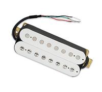 Chitarra Pickup Chitarra Elettrica Bianca A 8 Corde Humbucker Pickup A Doppia Bobina Pickup A Bobina Per Parti Di Chitarra Fai-da-te (Color : 01_Bridge)