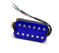 Chitarra Pickup Deep Blue Chitarra Elettrica Pickup Humbucker Dual Coil Coil Spliting Humbucker Pickup Al Collo/ponte (Color : Bridge)