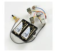 Chitarra Pickup Pickup Humbucker Per Chitarra Elettrica Con Cablaggio A Connessione Rapida E Set Di Cover Dorate (Color : 02)