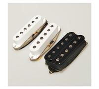 Chitarra Pickup Pickup per Chitarra A Doppia Bobina HSS A Carica Manuale Alnico 5 Piastra Inferiore Grigia con Magnete per La Sostituzione di Parti di Chitarra Elettrica (Color : 01)