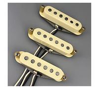 Chitarra Pickup SSS Set Di Pickup Per Chitarra Alnico 5 A Carica Manuale Con Piastra Inferiore Grigia (Color : 03)