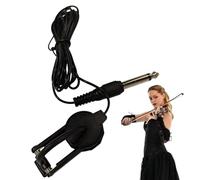 Chitarra Pickup, Strumento Clip On Audio Pickup, Sound Amplifier Accessory with Clear Tone Output, Portable Music Tool for Stage, Classroom, Concerto, Gathering, 2,5 m