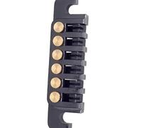 Chitarra Ponte Cordiera Stop Bar Lock Cordiera Combo Chitarra Elettrica A 6 Corde(Black)