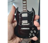 Chitarra Replica In Scala 1:4 GIBSON SG Standard In Ebano ~Axe Heaven~