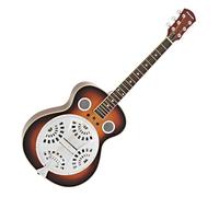 Chitarra Resofonica Manico Arrotondato, Corpo Sunburst, Gear4music