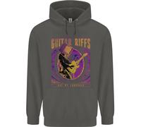 Chitarra Riff Sono il Mio Language Chitarrista Bambini Felpa con Cappuccio