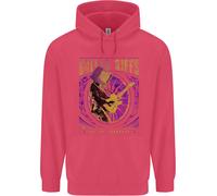 Chitarra Riff Sono il Mio Language Chitarrista Bambini Felpa con Cappuccio