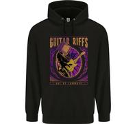 Chitarra Riff Sono il Mio Language Chitarrista Bambini Felpa con Cappuccio