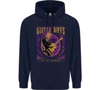 Chitarra Riff Sono il Mio Language Chitarrista Bambini Felpa con Cappuccio