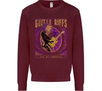 Chitarra Riff Sono il Mio Language Chitarrista Uomo Felpa Maglione