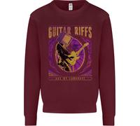 Chitarra Riff Sono il Mio Language Uomo Felpa Maglione