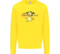 Chitarra Riflesso Chitarrista Bass Acustiche Bambini Felpa Maglione