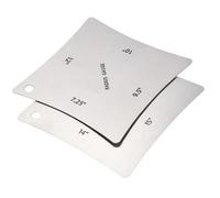 Chitarra Riparazione Kit 1 Pz Calibro Raggio Chitarra Acciaio Inossidabile 8,7 * 8,7 * 0,2 Cm / 3,4 * 3,4 * 0,07 Pollici Accessori Per Parti Di Chitarra Argento
