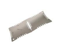 Chitarra Riparazione Kit 2 Pezzi Calibri Per Raggio Con Tacche Per Chitarra Per Misurare Il Raggio Della Tastiera Righello Per Tastiera Del Manico Della Chitarra(NARROW)