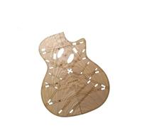 Chitarra Riparazione Kit Angolo Positivo Del Barilotto Da 41 Pollici Che Crea Un Raggio Sonoro Per Chitarra Acustica Folk Modello Di Posizione Del Codice Kong Qin In Legno(2)