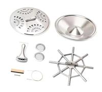 Chitarra Riparazione Strumenti Coni Risonatori In Argento 8 Pezzi Schermi Per Buca Acustica Cordiera Ponte Sella Chitarra Per Chitarra Risonatrice Resofonica