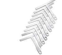 Chitarra Riparazione Strumenti Kit da 10 pezzi: 1 strumento di misurazione per chitarra e 9 pezzi di righello a T per chitarra